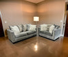 KNE-S315 Silver Sofa and Loveseat
