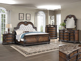 KE-1610 STANLEY BEDROOM GROUP -COFFEE BROWN