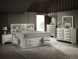 KE-SETB4255 EMILY STORAGE WHITE BEDROOM QUEEN AND KING