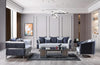 KN-Leina Silver-Gray Velvet Sofa & Loveseat
