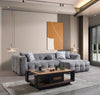 KN-Ivy Gray Boucle RAF Sectional