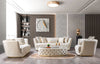 KN-Daphne Ivory Velvet Sofa 95" & Loveseat 79"