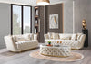 KN-Daphne Ivory Velvet Sofa 95" & Loveseat 79"