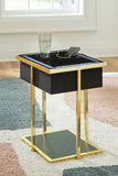 KH-A4000681 - Accent Table w/Speaker (LED Light/USB Ports)
