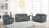 KH-Andres Grey - 3pc Reclining Living Room Se