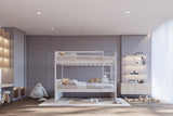 KH-BB11 Twin/Twin Bunk Bed White