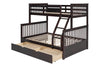KH-BB20 Twin/Full Bunk Bed w/Twin Trundle Espresso