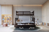KH-BB20 Twin/Full Bunk Bed w/Twin Trundle Espresso