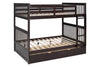 KH-BB30 Full/Full Bunk Bed w/Twin Trundle Espresso