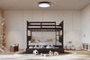 KH-BB30 Full/Full Bunk Bed w/Twin Trundle Espresso