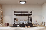 KH-BB30 Full/Full Bunk Bed w/Twin Trundle Espresso