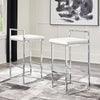 KH D275-730 White Bar Stool