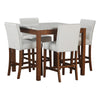 KH-Dior11 - Pub Table + 4 Chair Set