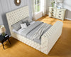 KH-Future Beige Platform Bed - Queen, King