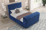 KH-Future Blue Platform Bed - Queen, King