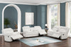 KH-Heaven - White 3pc Reclining Set