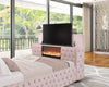 KH-Future Pink Platform Bed - Queen, King