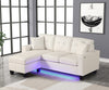 KH-Messi White PU - Reversible Sectional **NEW ARRIVAL**
