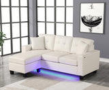 KH-Messi White PU - Reversible Sectional **NEW ARRIVAL**