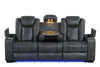 STEFANO30 3PC Reclining Set (Gray)
