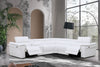 KH- GRAY - LEATHER Power Reclining Sectional