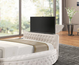 KH-Patron Beige Platform Bed - Queen, King