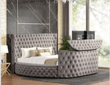 KH-Patron Gray Platform Bed