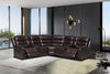 KH-Rose Brown Reclining Sectional