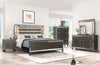 KH-Stars Charcoal - 5PC Bedroom Set Queen,King