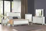 KH-Stars White - 5PC Bedroom Set Queen, King