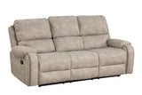 KH-Titan1002-Stone OVERSIZED 3pc Reclining