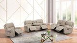 KH-Titan1002-Stone OVERSIZED 3pc Reclining
