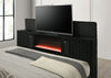 KH-Villa Black Platform Bed - Queen, King