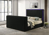 KH-Villa Black Platform Bed - Queen, King