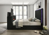KH-Villa Black Platform Bed - Queen, King