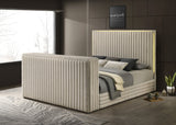 KH-Villa White Platform Bed - Queen, King