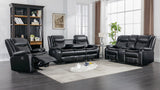 KH-Weston Black - 3PC Reclining Living Room Set **NEW ARRIVAL**