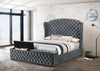 KD-Item#B700 Velvet Storage Bed