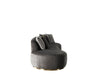 KH-Ella Gray Velvet Chaise Lounge