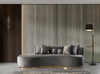 KH-Ella Gray Velvet Chaise Lounge