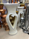 Item#RM-VS-30 White Heart Vase Size 130CM