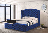 KD-Item#B700 Velvet Storage Bed