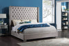 KH-HH329-S 6ft Diamond Bed - Queen & King (Silver Velvet)