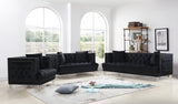 KH-Lucas Black - 2PC or 3PC Sofa, Loveseat & Chair