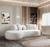 KN-Ella Ivory Boucle Chaise Lounge