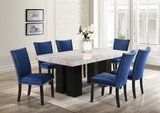 Finland Blue - Table & 6-Chairs